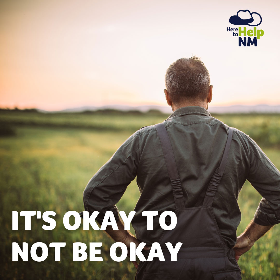 Here to Help graphic that states 'It's okay to not be okay'